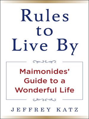 cover image of Rules to Live By